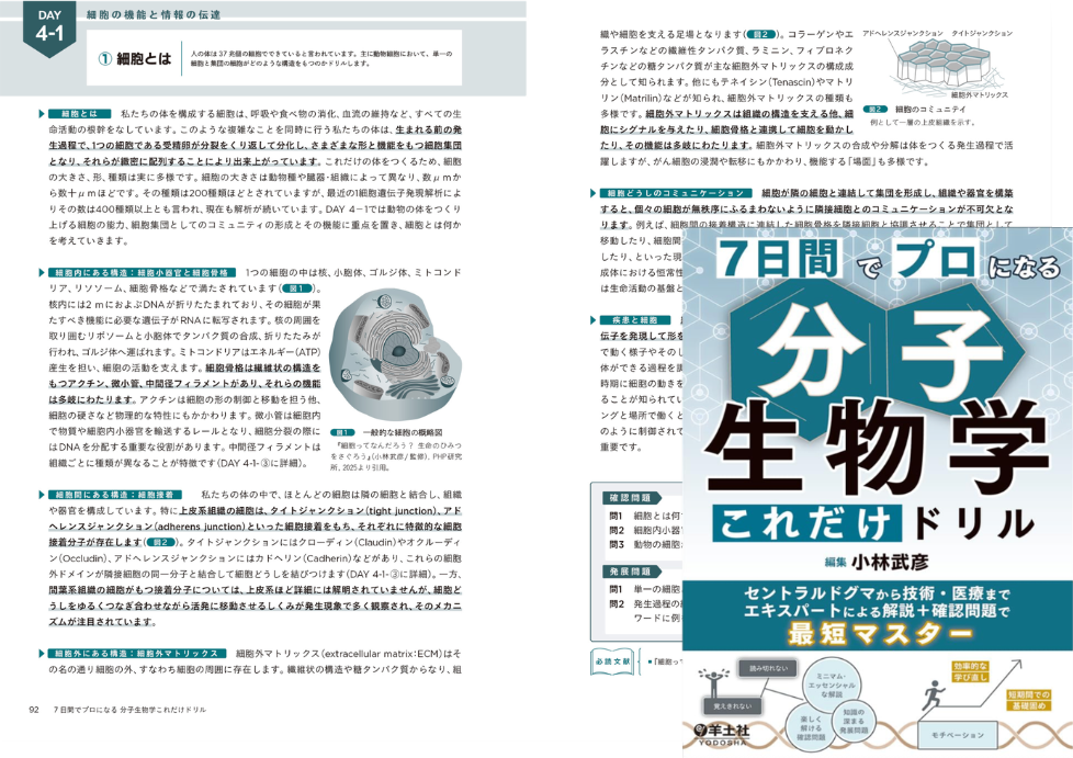 7日間でプロになる　分子生物学これだけドリル〜セントラルドグマから技術・医療までエキスパートによる解説＋確認問題で最短マスター